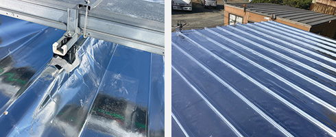 軽量で建物に負荷がかからない